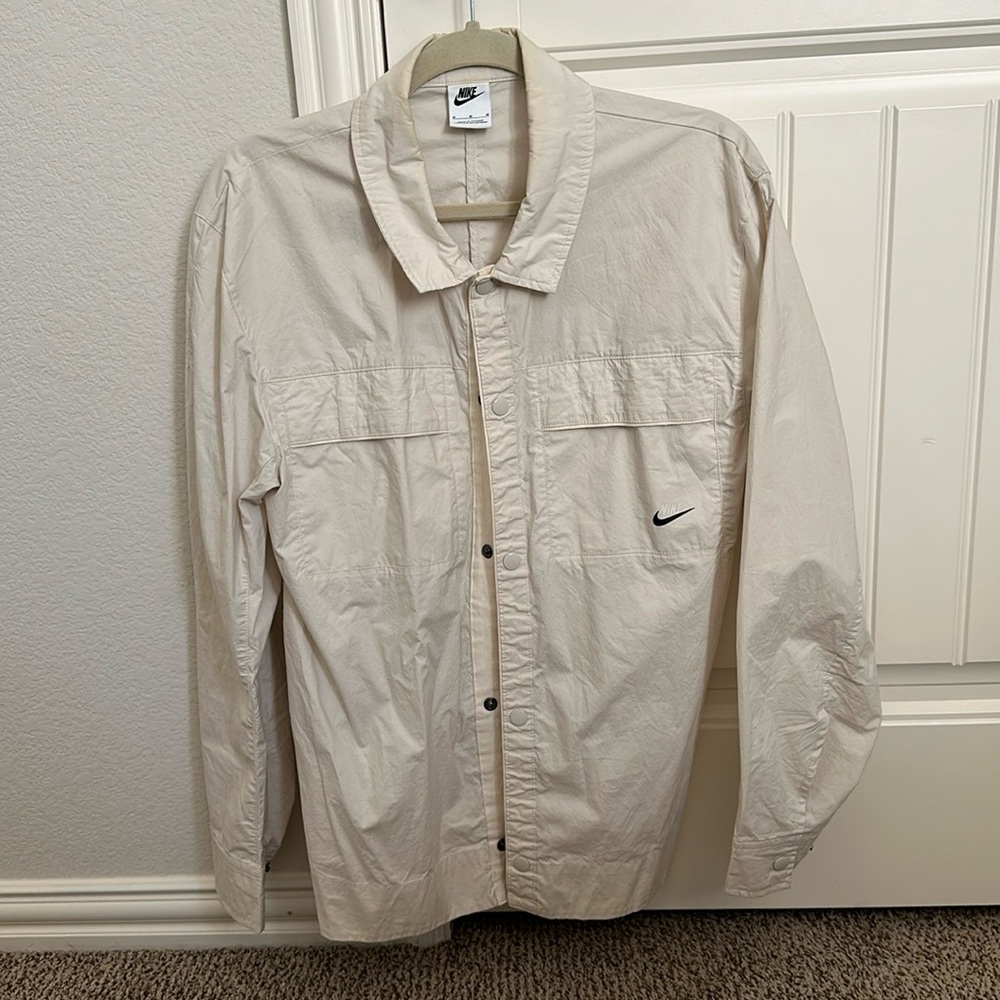 Nike Men's Sportswear DM6638-104 Style Essentials Woven Work Jacket Size Medium